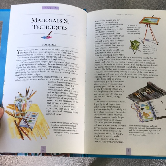 Watercolor workstation how-to book - Picture 5 of 9